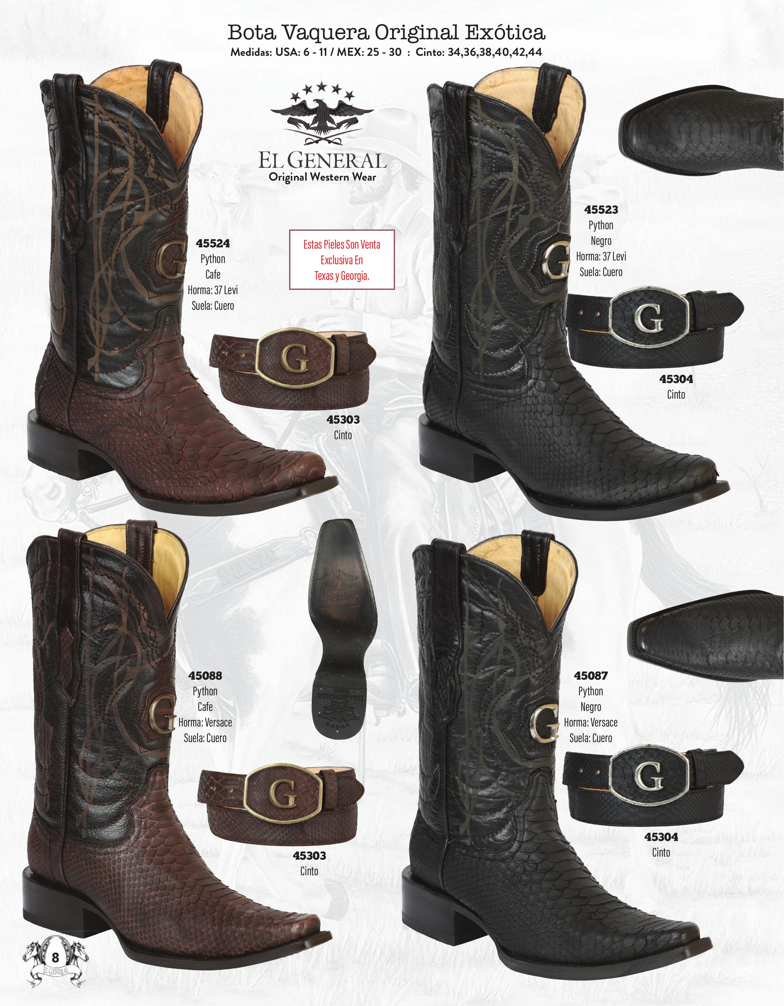 Snip Toe Exotic Mens Boots page 008