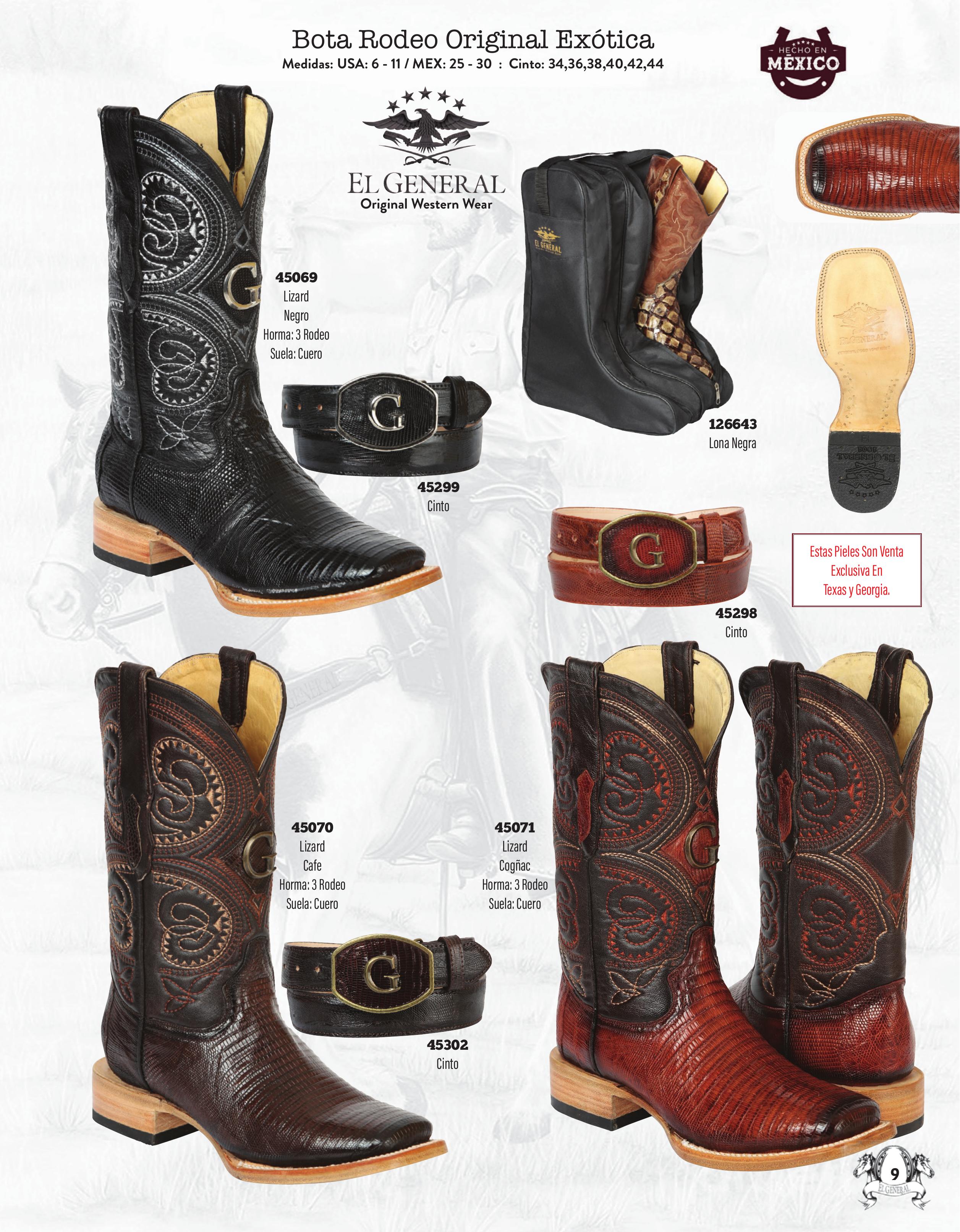 Square Toe Exotic Mens Boots page 009