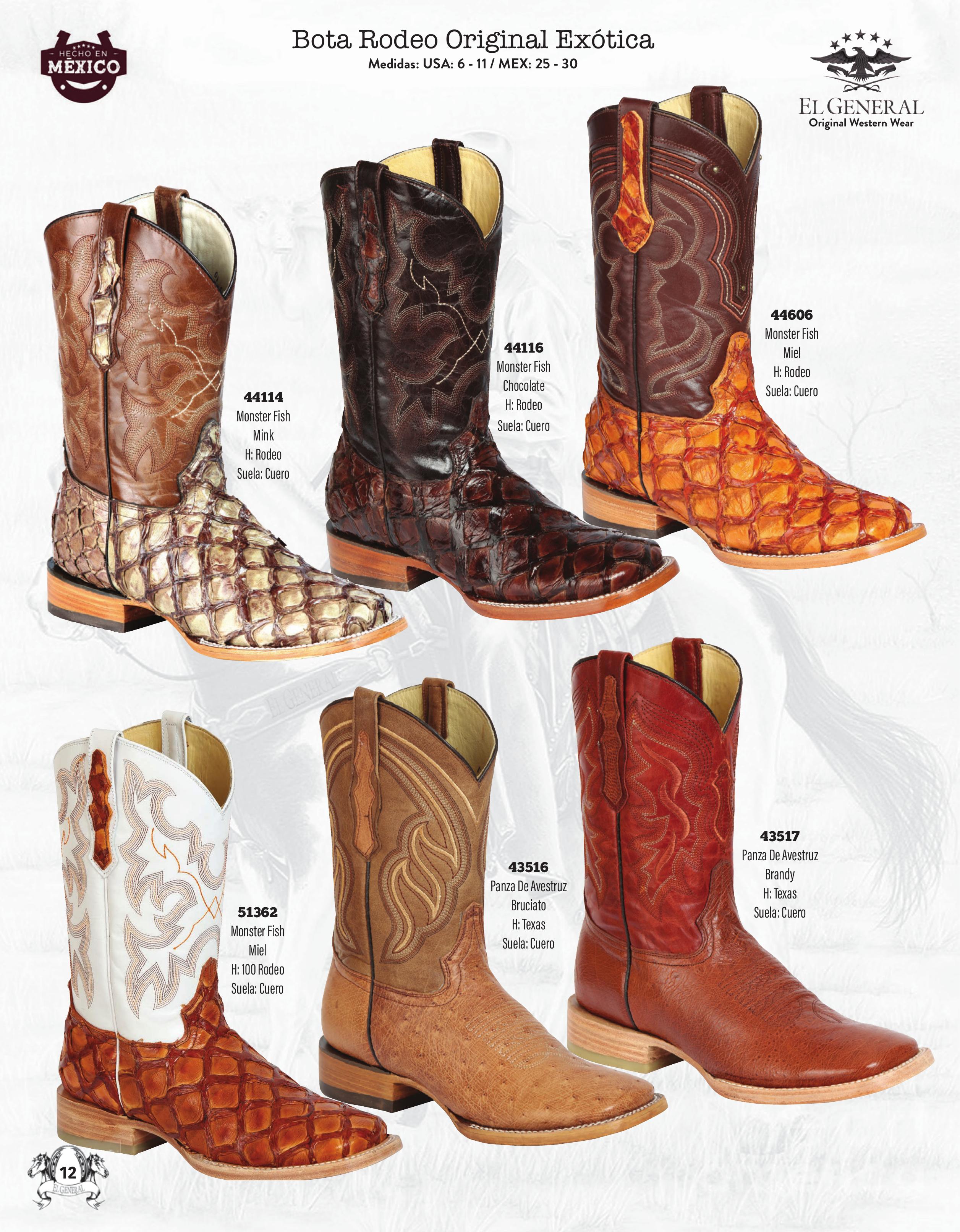 Square Toe Exotic Mens Boots page 012