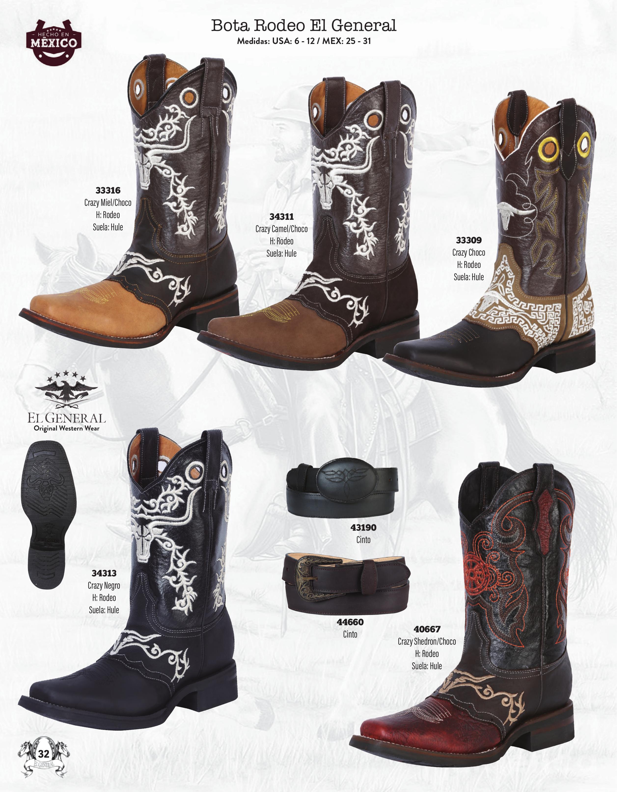 Cowhide Mens Boots page 032
