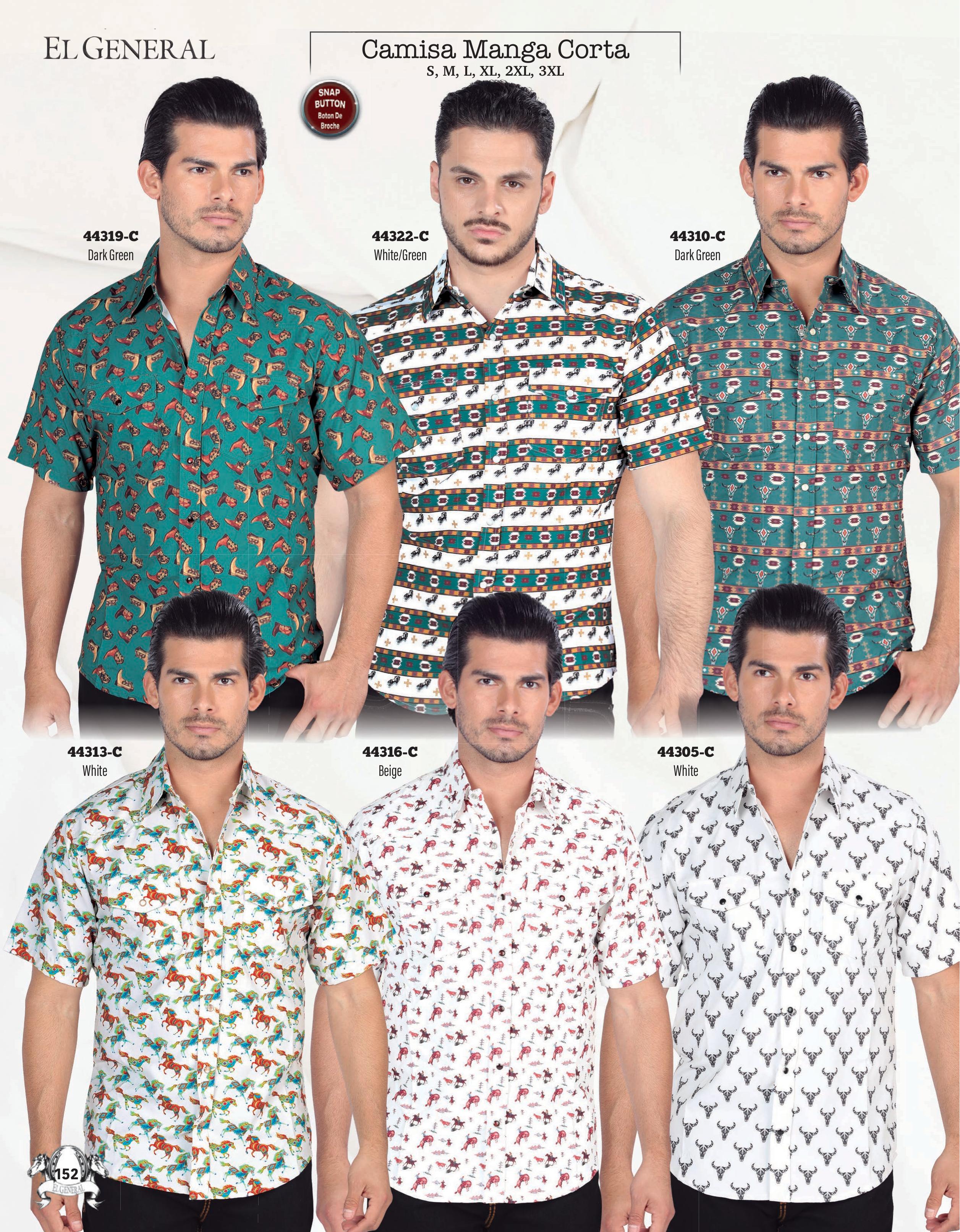 Mens Shortsleeve Button Ups page 152