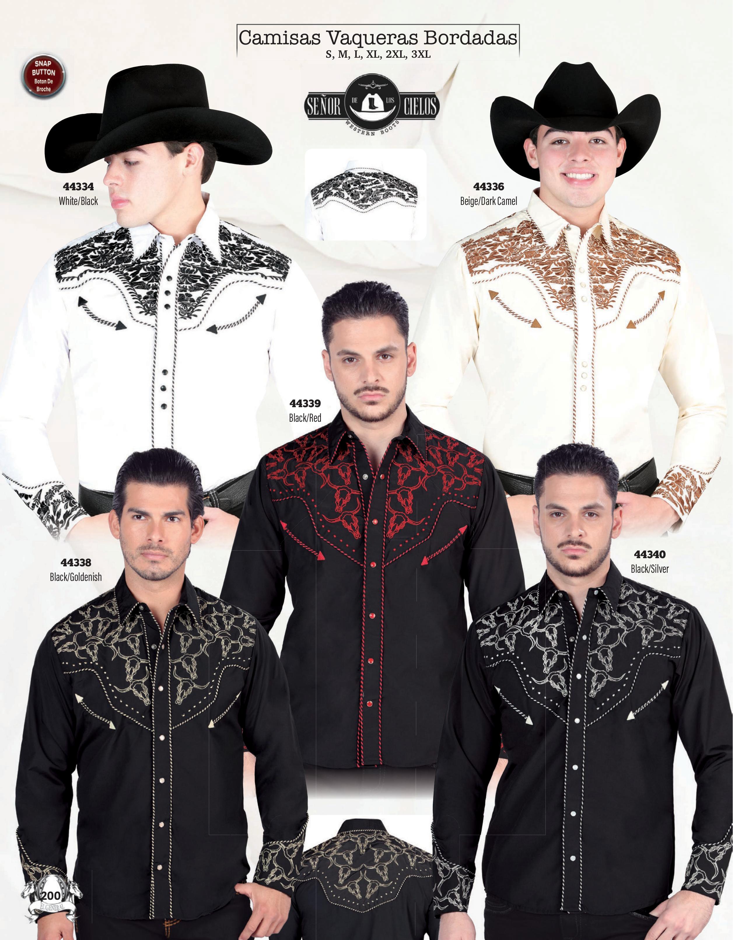 Mens Western Embroidered Shirts page 200