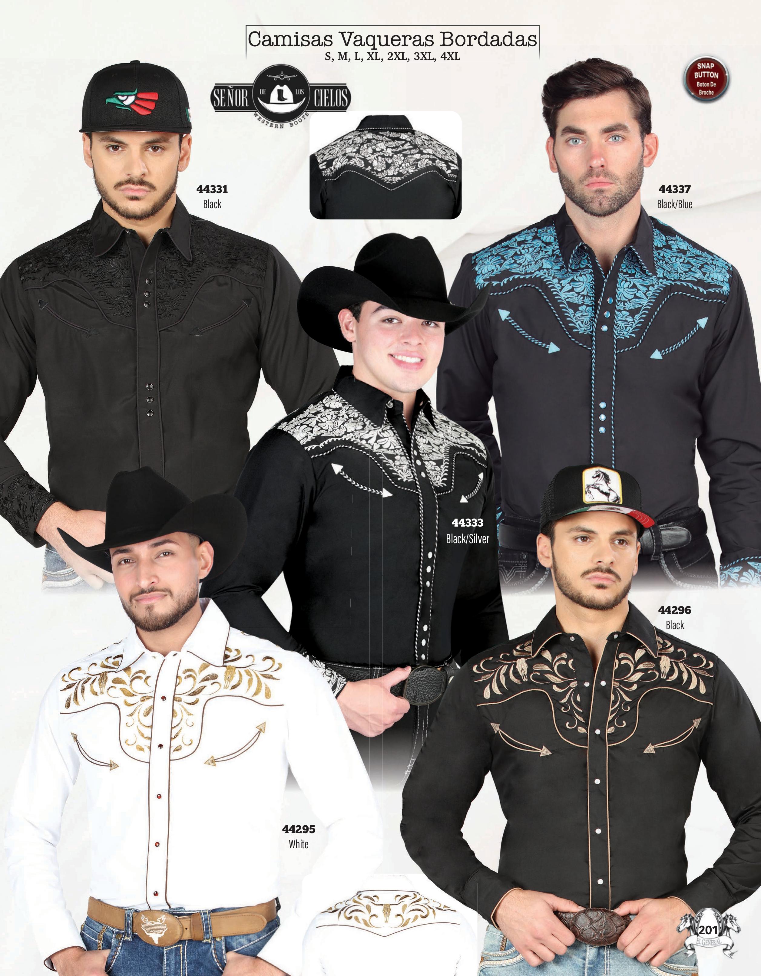 Mens Western Embroidered Shirts page 201