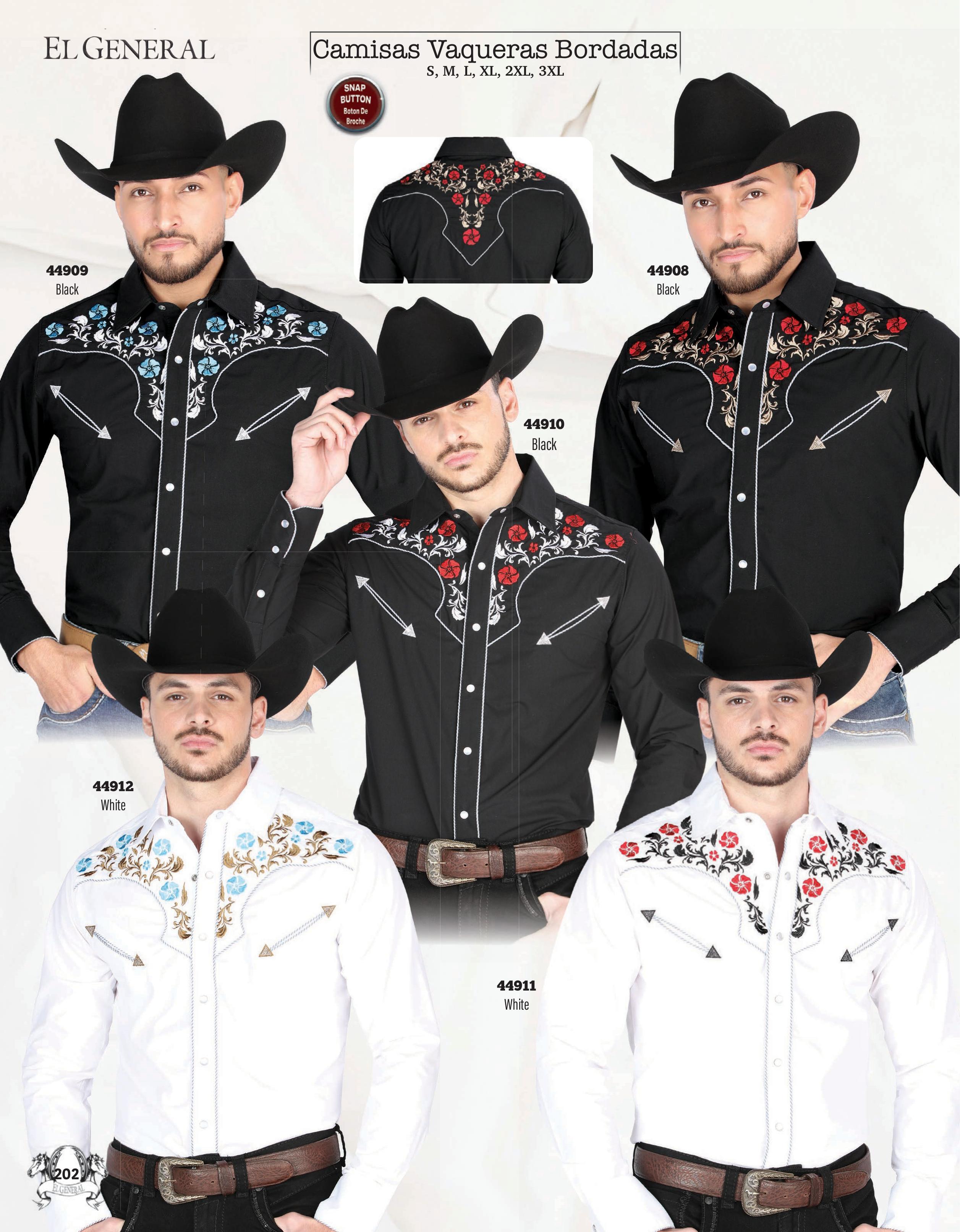 Mens Western Embroidered Shirts page 202