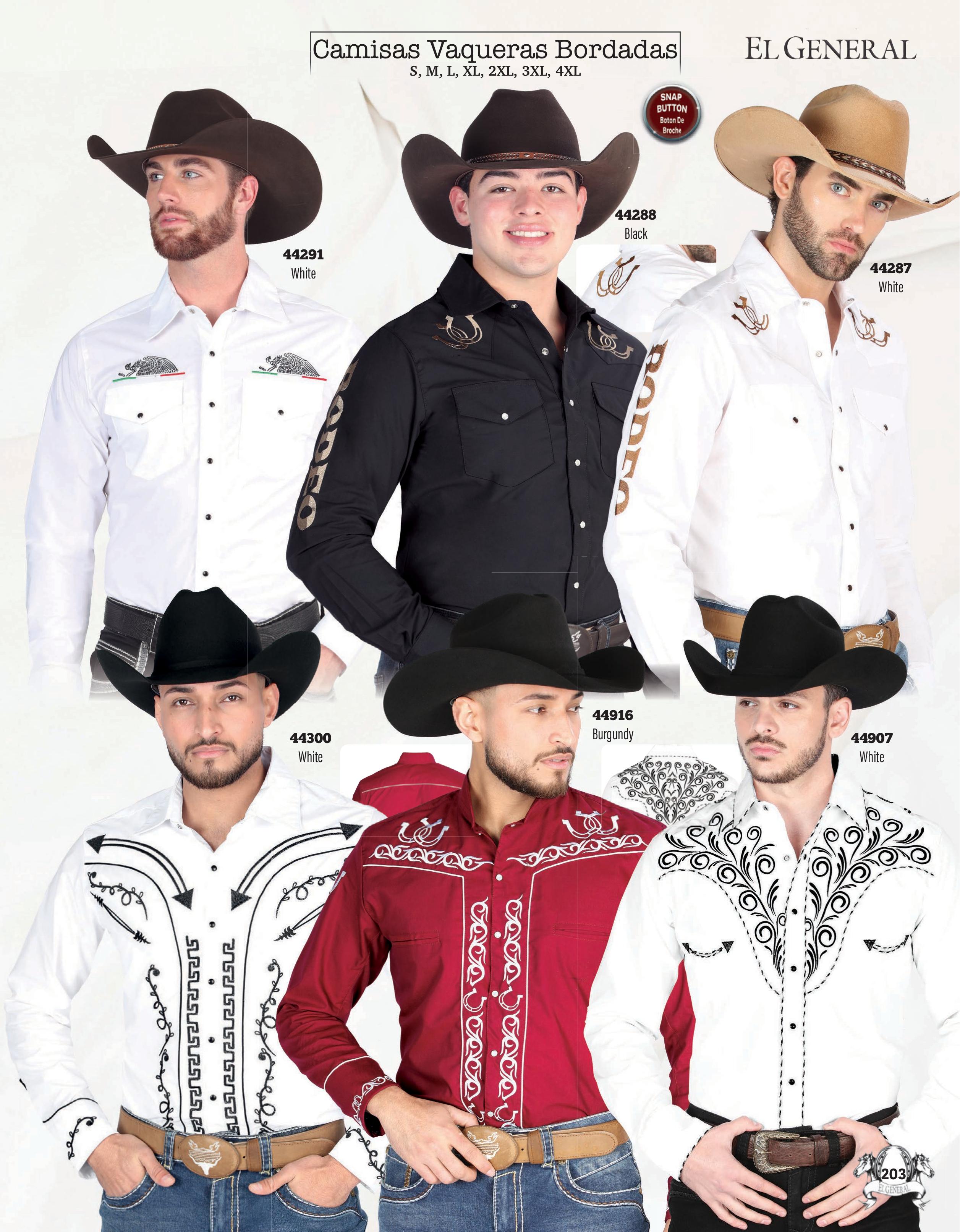 Mens Western Embroidered Shirts page 203