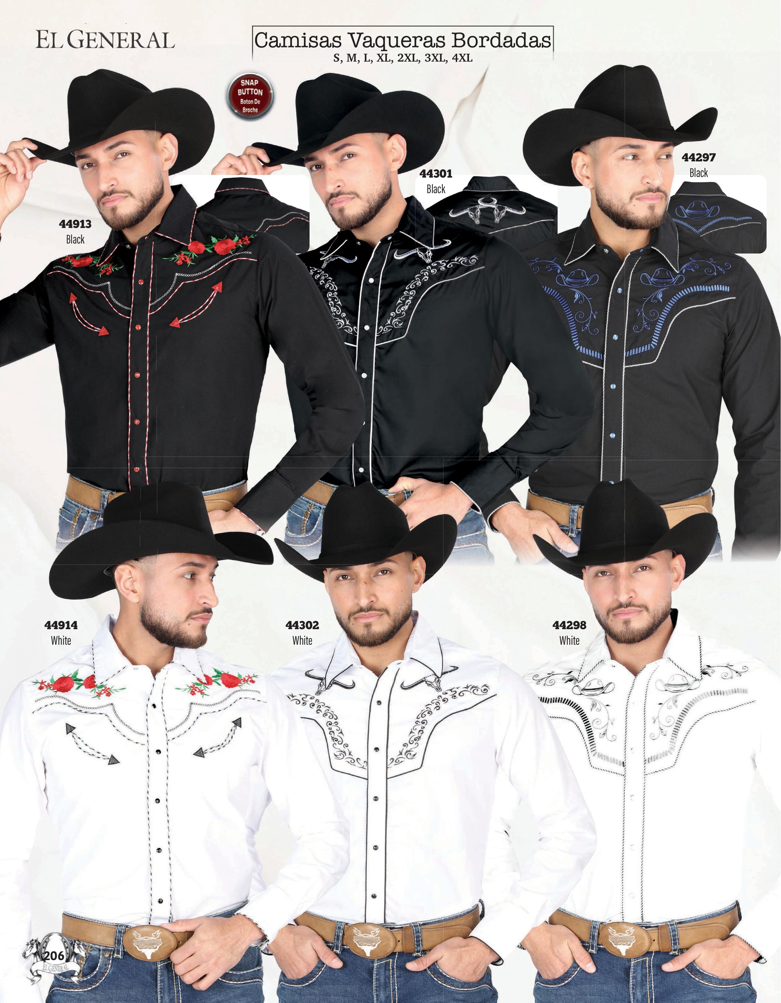 Mens Western Embroidered Shirts page 206