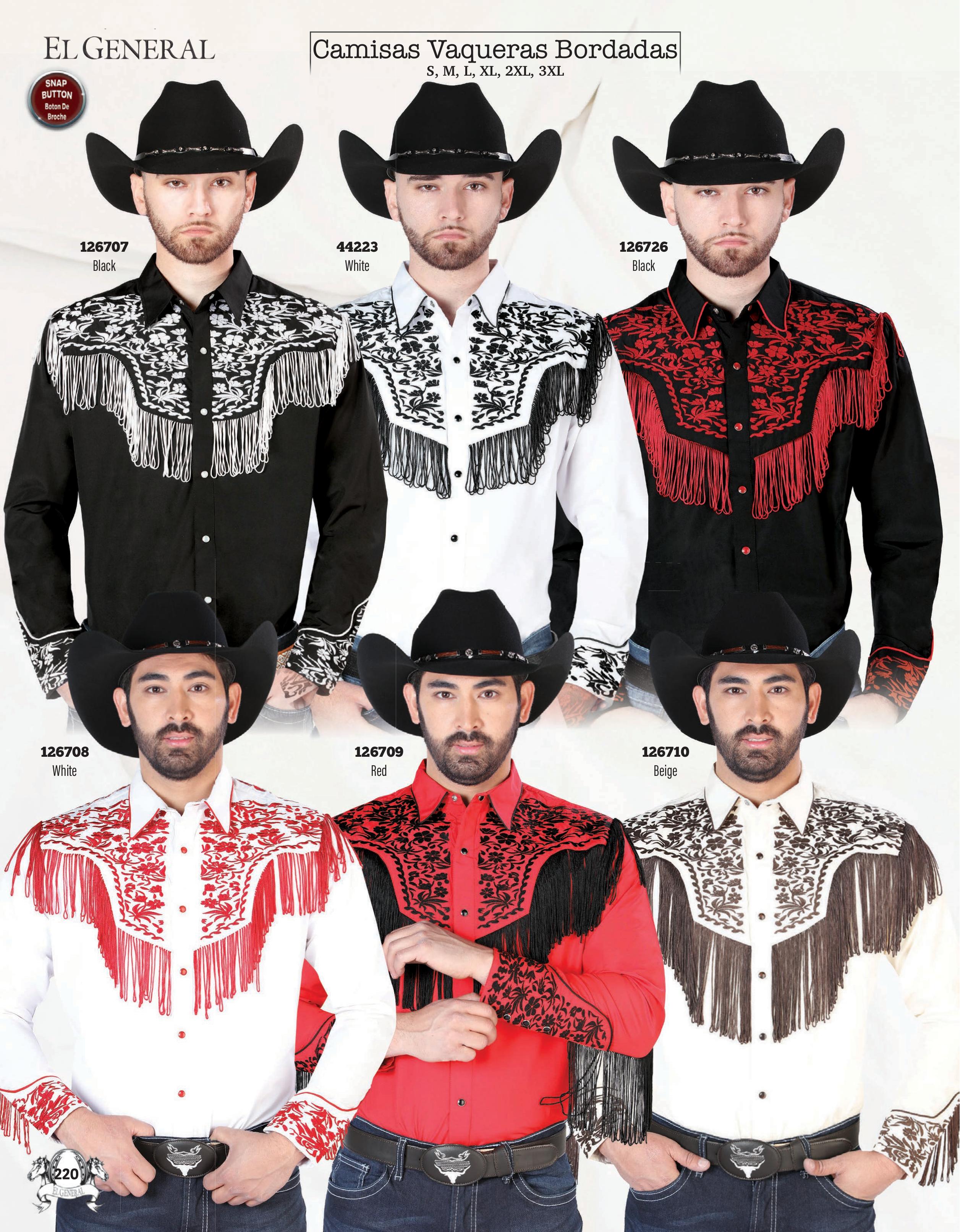 Mens Western Embroidered Shirts page 220