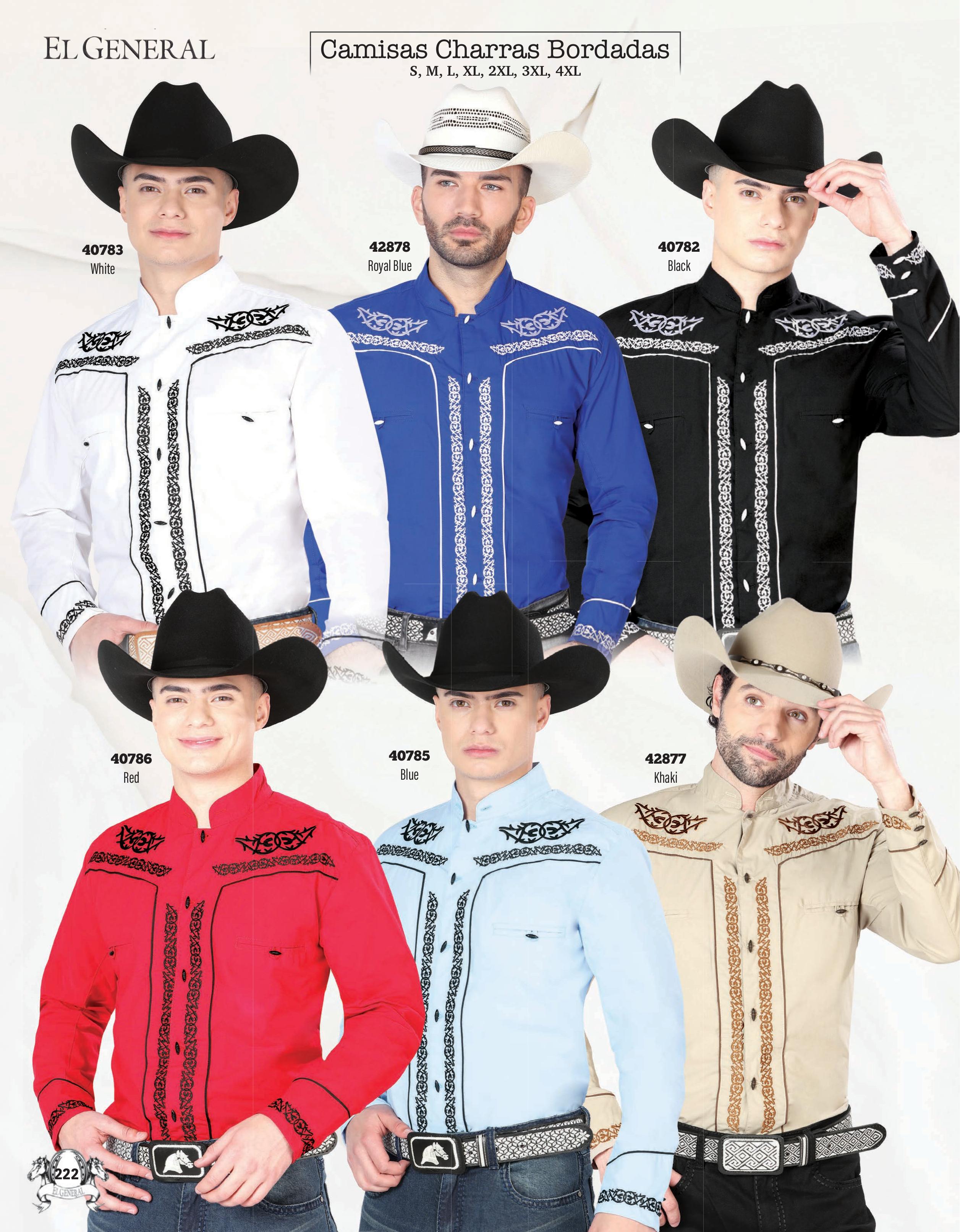 Mens Western Embroidered Shirts page 222